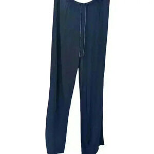 Vintage Carole Little Baggy Black Elastic Waist Pants. Size 12